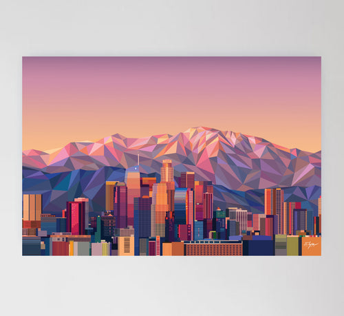City Of Angles - Embellished Print